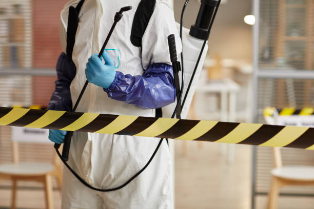 Professional Biohazard Cleanup technician working in Belmont, VA